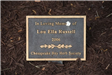 Plaque in Loving Memory of Lou Ella Russell by the Chesapeake Bay Herb Society