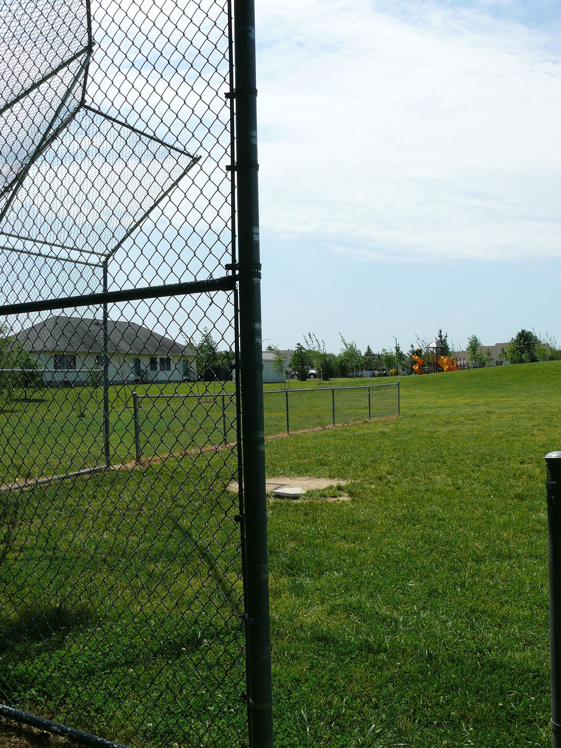 Home Base of Ball Park