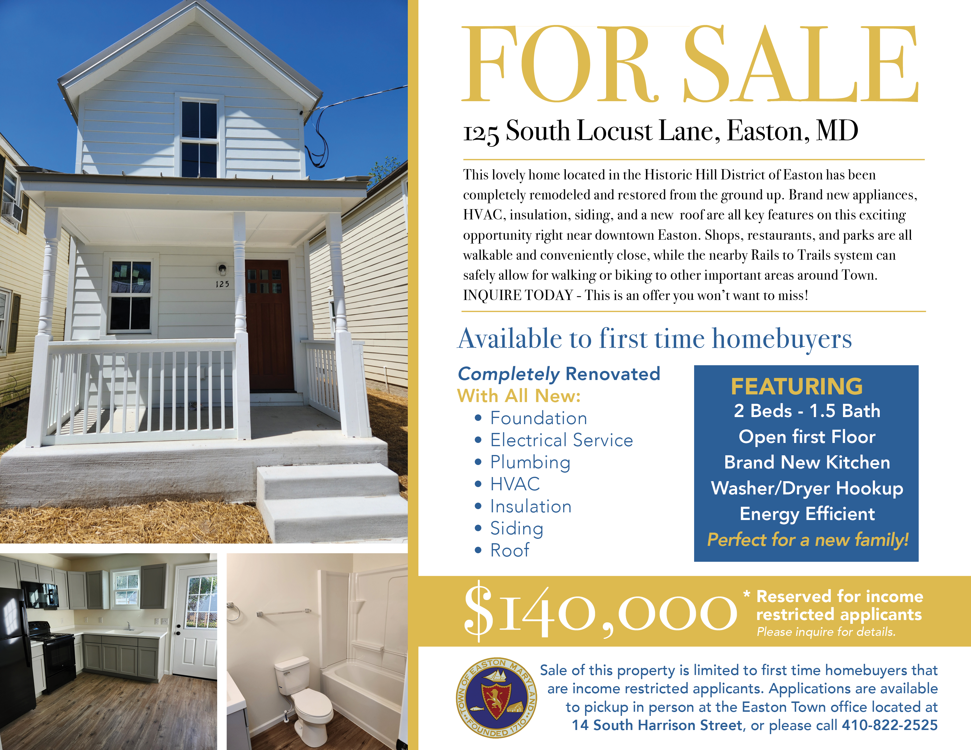 Locust Lane sale